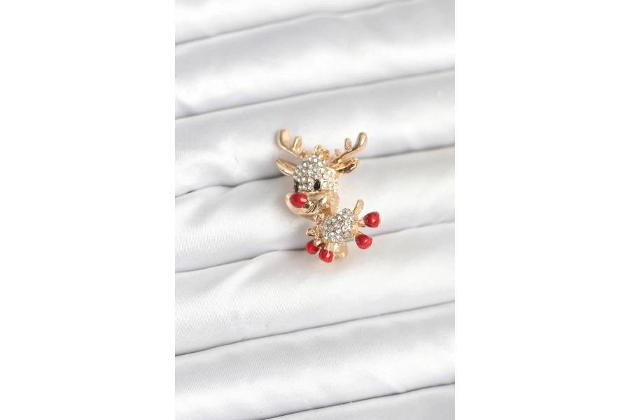 Shoecide Noel Geyiği Model Yılbaşı Temalı Broş