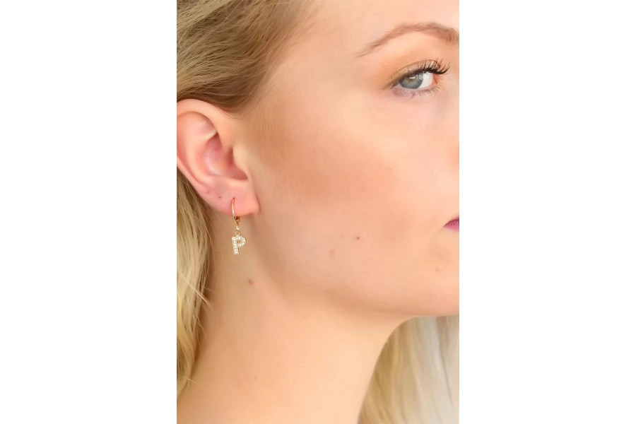 Shoecide P Harf Bayan Küpe