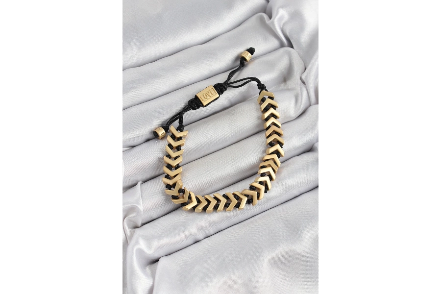 Shoecide Pirinç Asansörlü Gold Renk Juju Kadın Bileklik