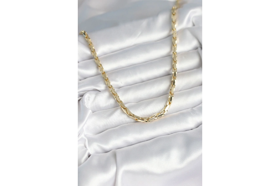 Shoecide Pirinç Gold Renk 60 Cm Zincir Kadın Kolye