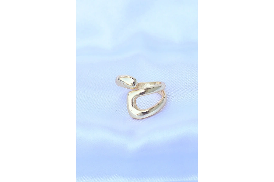 Shoecide Pirinç Gold Renk Ayarlanabilir Yüzük