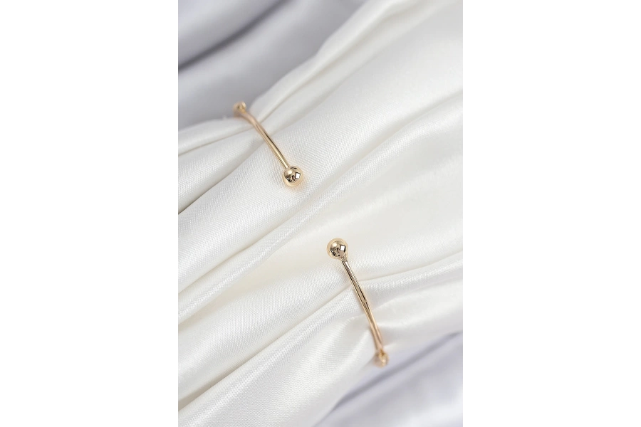 Shoecide Pirinç Zirkon Taşlı Kelebek Model Gold Renk Kadın Bileklik