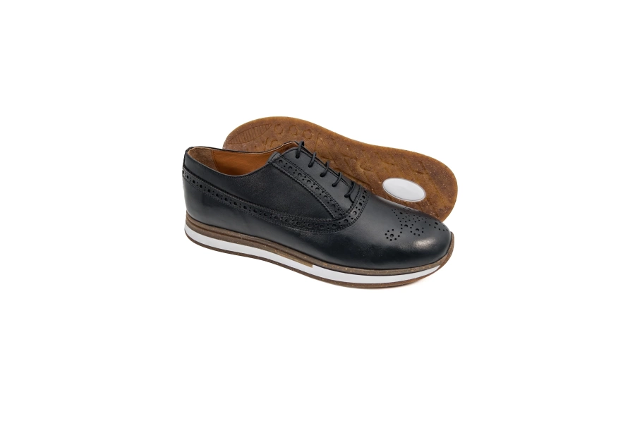 Shoecide Presto Siyah Hakiki Deri Günlük Erkek Ayakkabı
