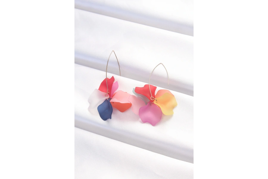 Shoecide Renk Çiçek Küpe