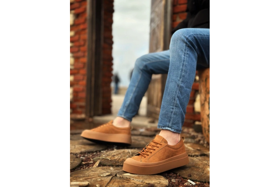 Shoecide Sb500 Boa Özel Termo Taban Taba Casual Erkek Ayakkabı
