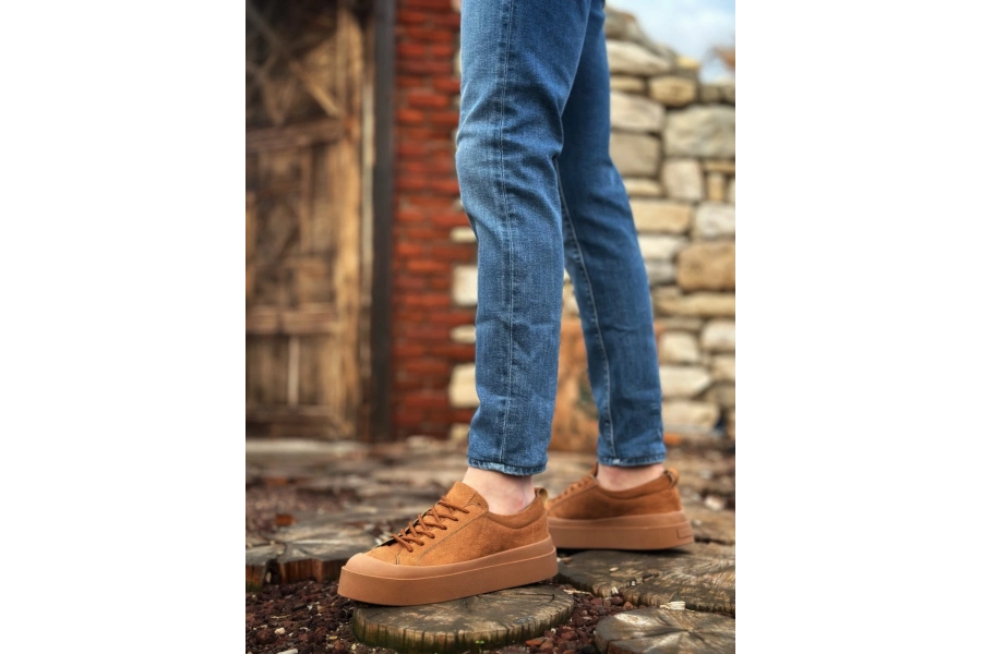 Shoecide Sb500 Boa Özel Termo Taban Taba Casual Erkek Ayakkabı