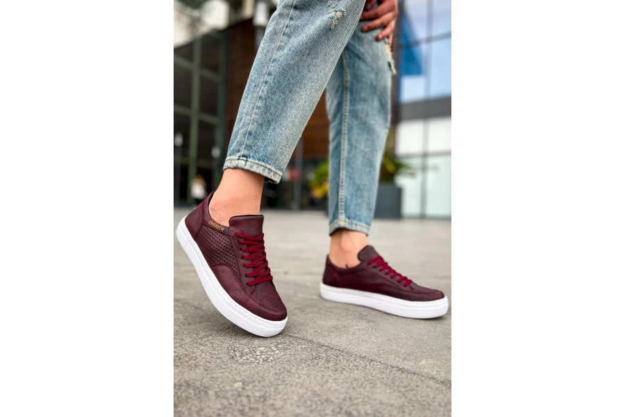 Shoecide Shch015 Cbt First Edition Erkek Ayakkabı Bordo