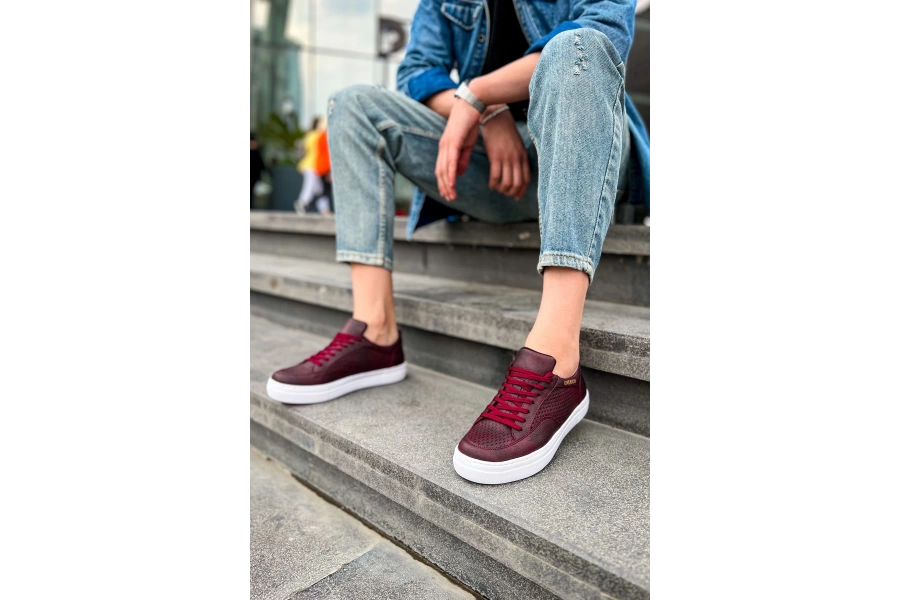 Shoecide Shch015 Cbt First Edition Erkek Ayakkabı Bordo