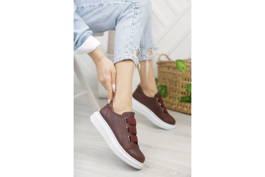 Shoecide Shch253 Cbt Mirror Non Kadın Ayakkabı Bordo