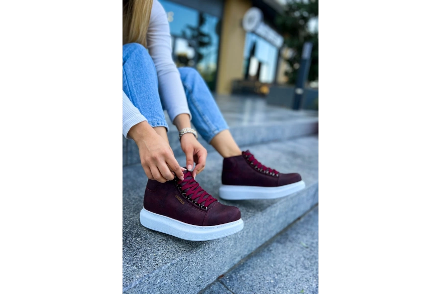 Shoecide Shch258 Cbt Roma Kadın Bot Bordo