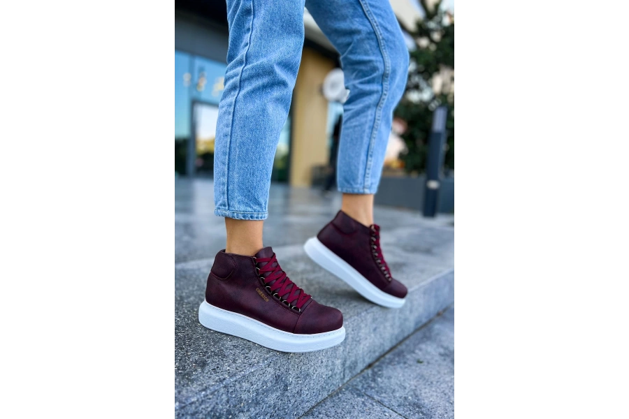 Shoecide Shch258 Cbt Roma Kadın Bot Bordo