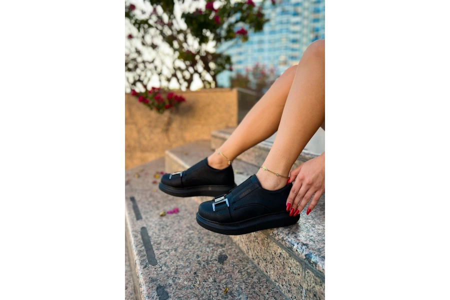Shoecide Shch297 Cst Verona Kadın Ayakkabı Sıyah