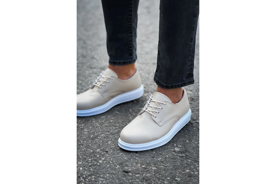 Shoecide Sho003 - Cbt Pelle Classica Erkek Ayakkabı Bej