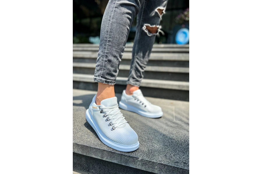 Shoecide Sho021 - Cbt Favo Erkek Ayakkabı Beyaz