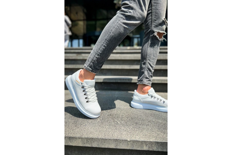 Shoecide Sho021 - Cbt Favo Erkek Ayakkabı Beyaz