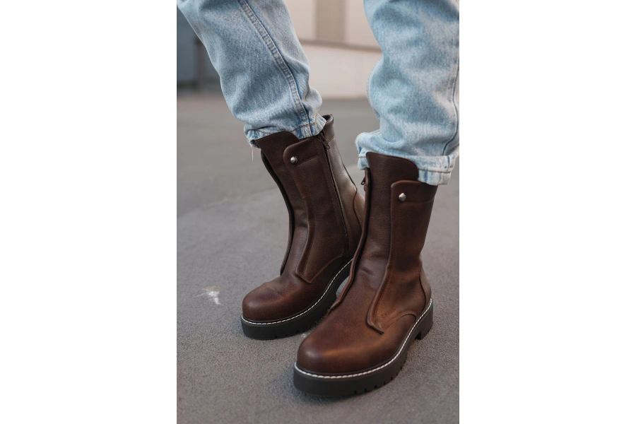 Shoecide Sho027 - Cst Quebec Erkek Bot Kahve