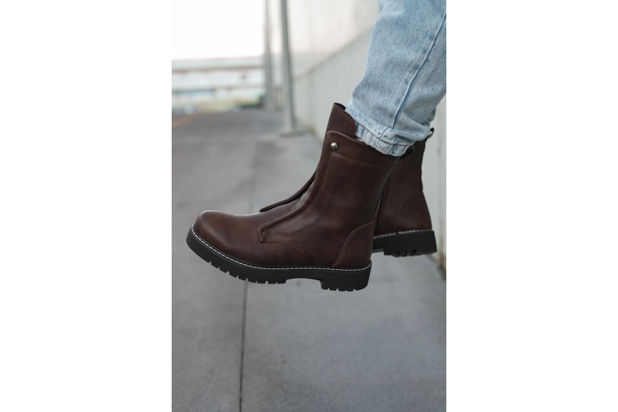 Shoecide Sho027 - Cst Quebec Erkek Bot Kahve