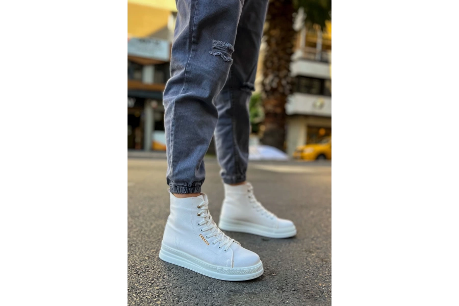 Shoecide Sho055 - Cbt Between Erkek Bot Beyaz
