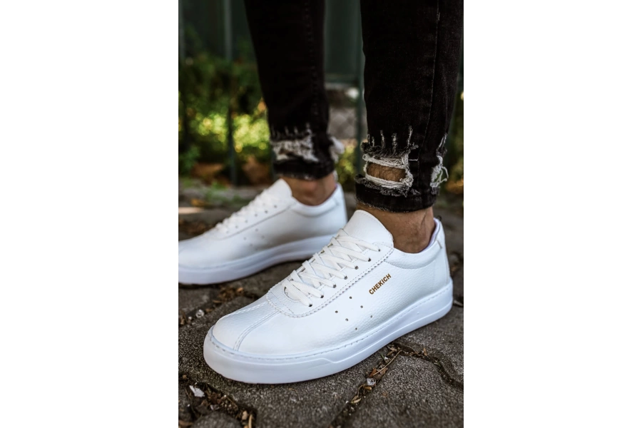 Shoecide Sho063 Bağcıklı Rahat Taban Star-x Cbt Erkek Ayakkabı Beyaz