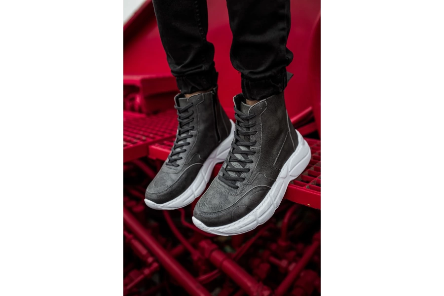 Shoecide Sho077 - Bt Erkek Spor Bot Antrasıt