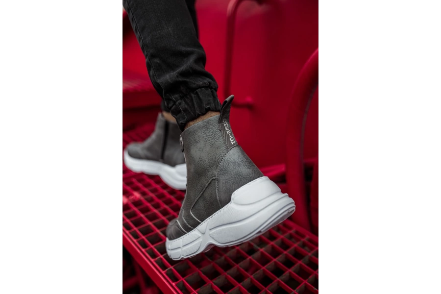 Shoecide Sho077 - Bt Erkek Spor Bot Antrasıt