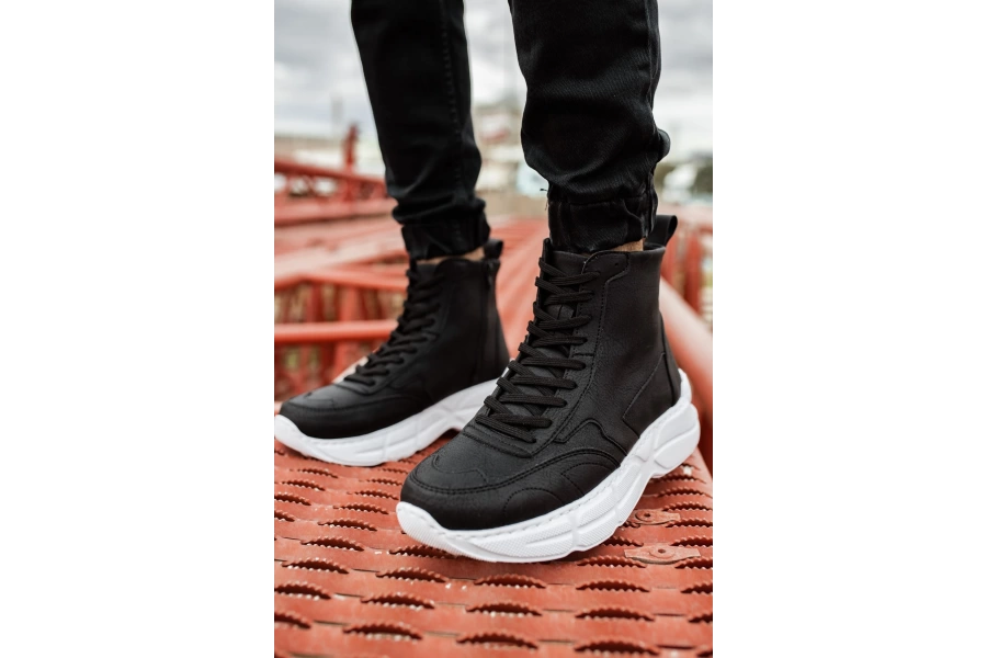 Shoecide Sho077 - Bt Erkek Spor Bot Sıyah