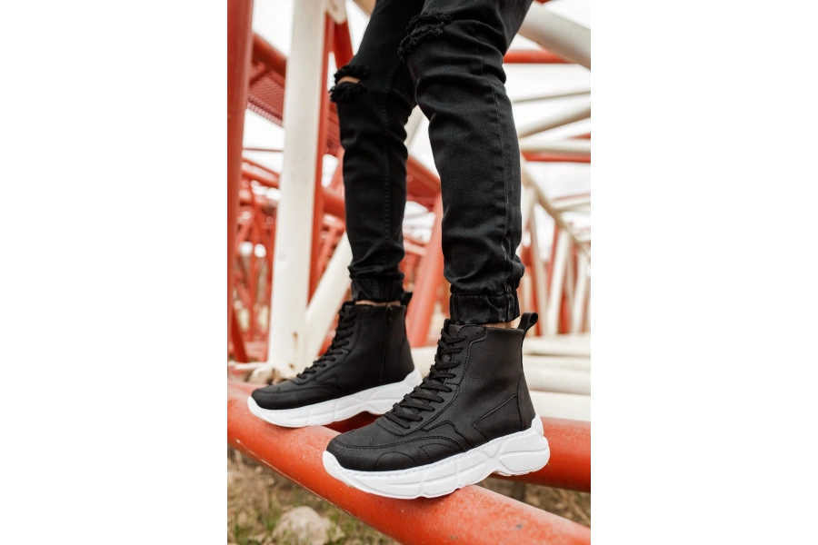 Shoecide Sho077 - Bt Erkek Spor Bot Sıyah
