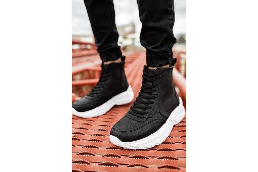 Shoecide Sho077 - Bt Erkek Spor Bot Sıyah