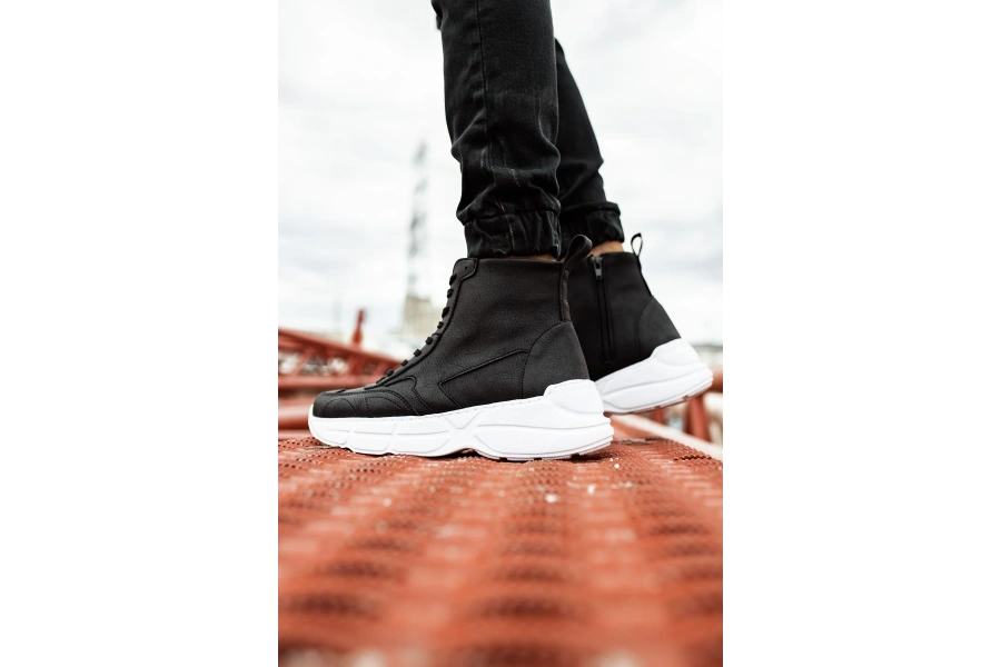 Shoecide Sho077 - Bt Erkek Spor Bot Sıyah