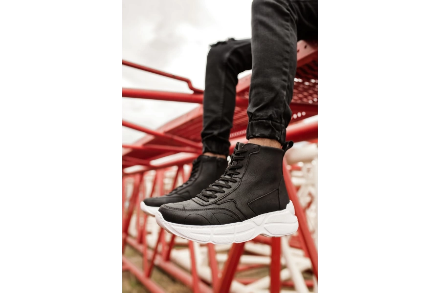 Shoecide Sho077 - Bt Erkek Spor Bot Sıyah