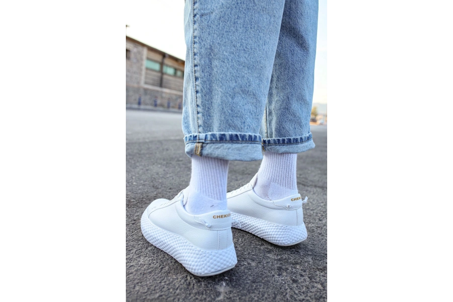 Shoecide Sho107 - Cbt Felibord Erkek Ayakkabı Beyaz / Beyaz