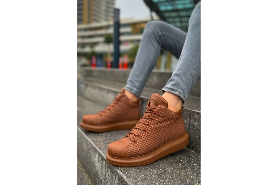 Shoecide Sho111 Grt Milano Erkek Bot Taba