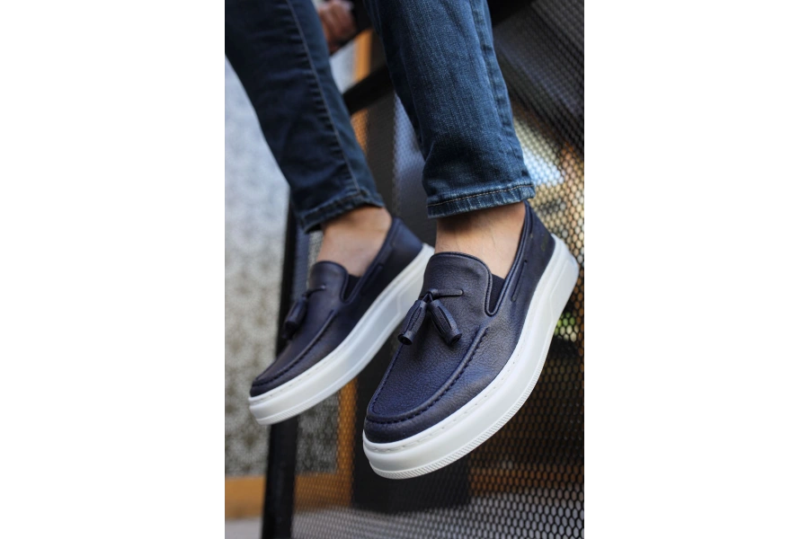 Shoecide Sho127 - Cbt Loafer-x Erkek Ayakkabı Lacıvert