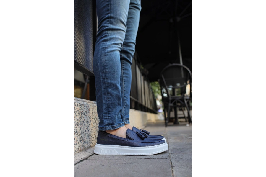 Shoecide Sho127 - Cbt Loafer-x Erkek Ayakkabı Lacıvert