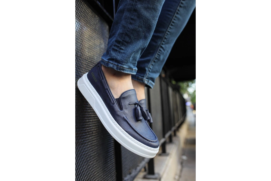 Shoecide Sho127 - Cbt Loafer-x Erkek Ayakkabı Lacıvert