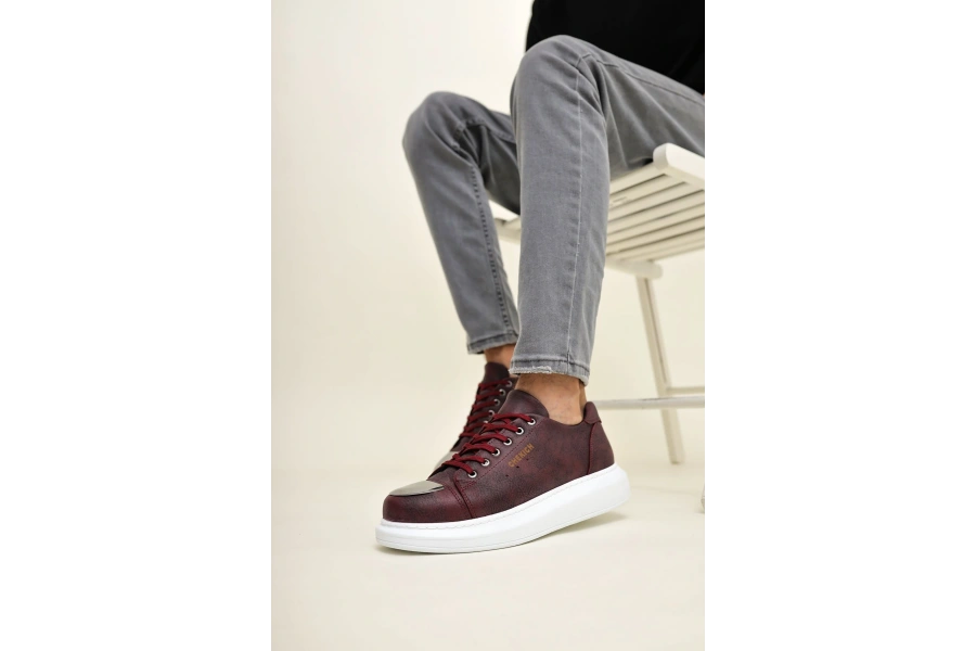 Shoecide Sho175 - Cbt Mirror Erkek Ayakkabı Bordo