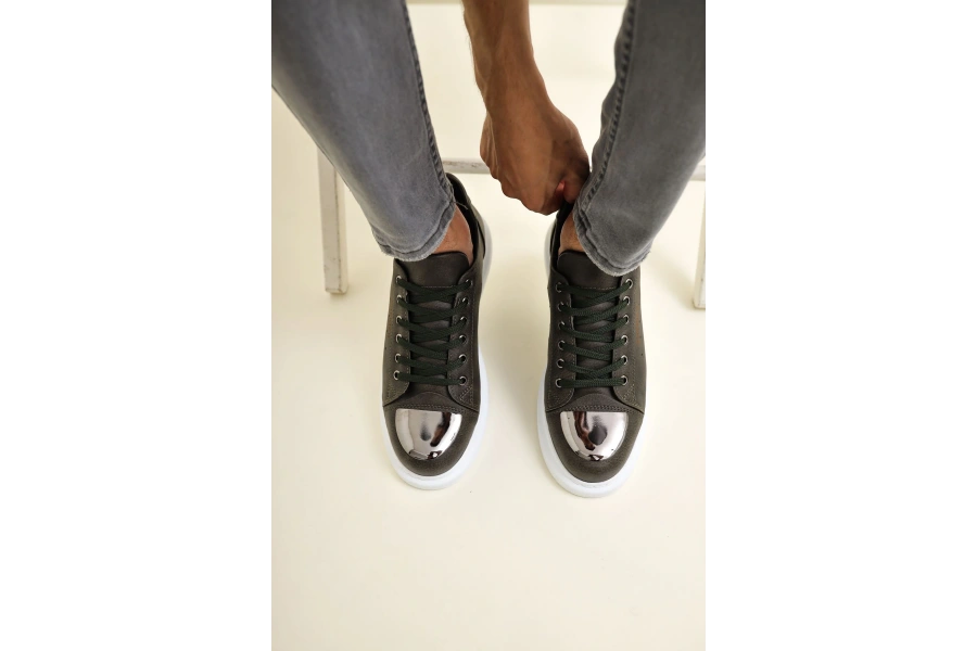 Shoecide Sho175 - Cbt Mirror Erkek Ayakkabı Hakı