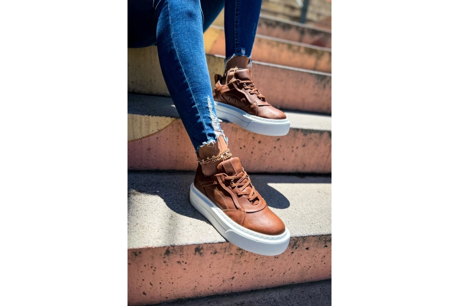 Shoecide Sho187 Cbt Kadın Ayakkabı Taba