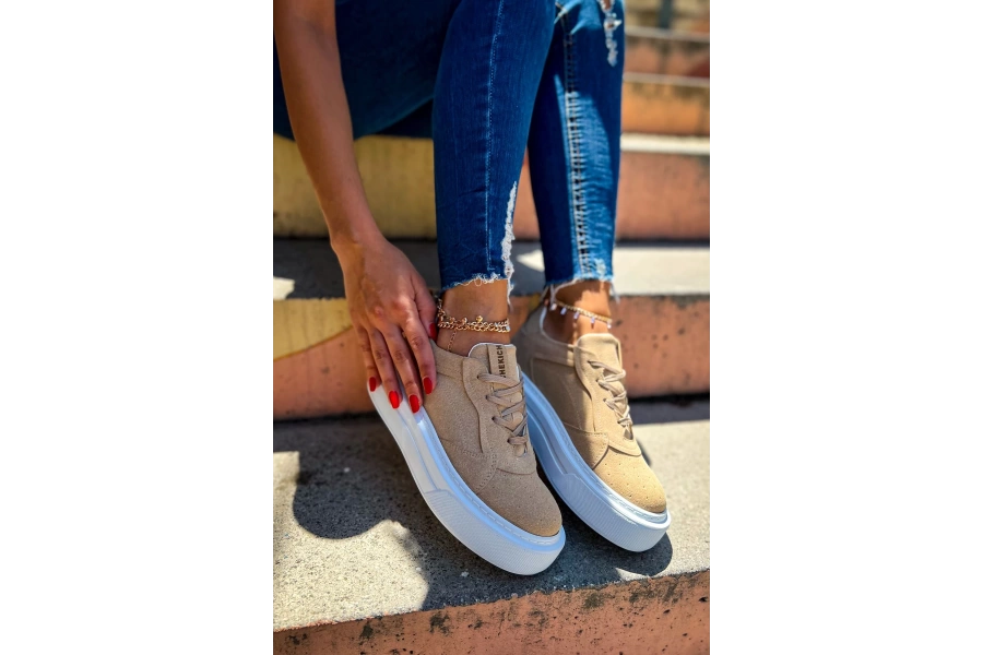 Shoecide Sho187 Sbt Kadın Ayakkabı Kum