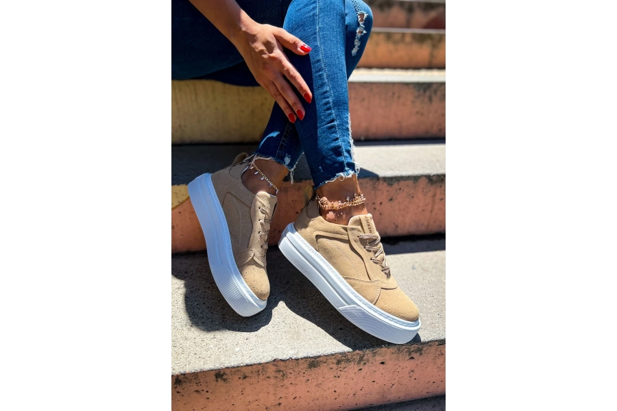 Shoecide Sho187 Sbt Kadın Ayakkabı Kum