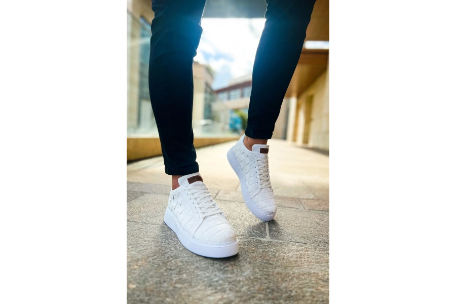 Shoecide Sho209 Obt Vimini Erkek Ayakkabı Beyaz