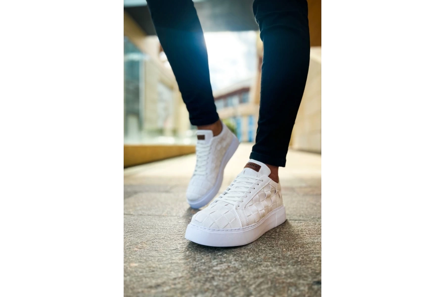 Shoecide Sho209 Obt Vimini Erkek Ayakkabı Beyaz