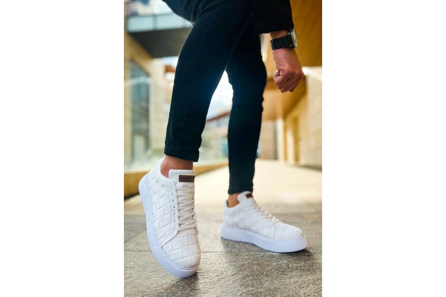 Shoecide Sho209 Obt Vimini Erkek Ayakkabı Beyaz