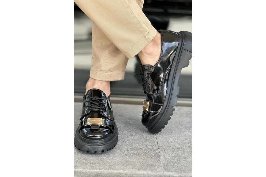 Shoecide Sho2402 - Rst Erkek Ayakkabı Sıyah