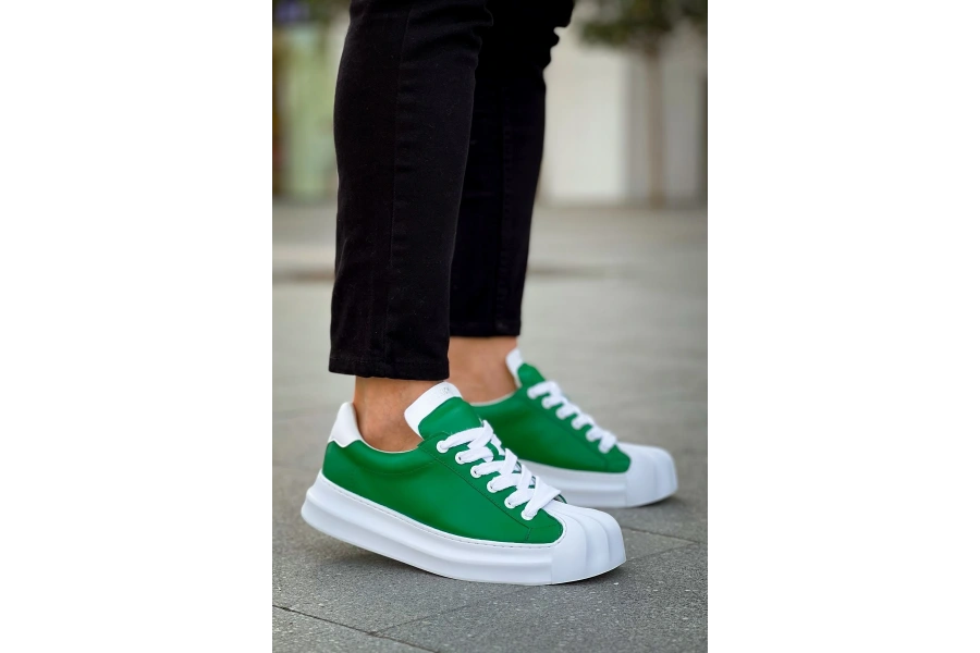 Shoecide Sho2411 - Artenay  Erkek Ayakkabı Yeşil