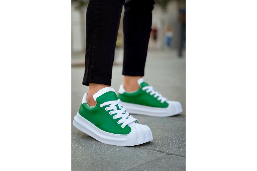 Shoecide Sho2411 - Artenay  Erkek Ayakkabı Yeşil