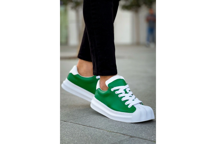 Shoecide Sho2411 - Artenay  Erkek Ayakkabı Yeşil