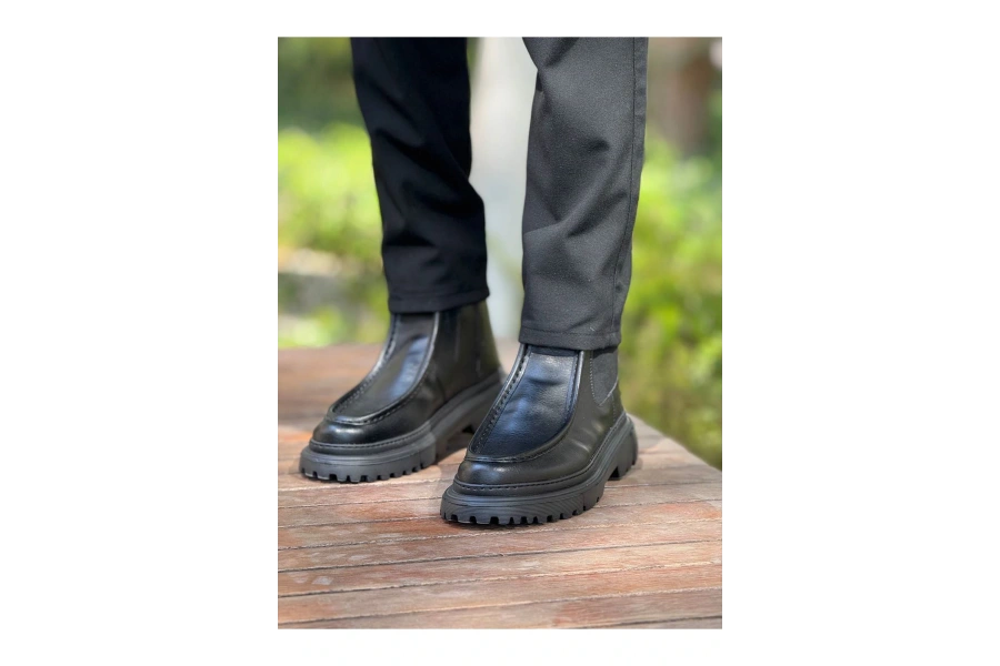 Shoecide Sho2433 - Frt Erkek Bot Sıyah