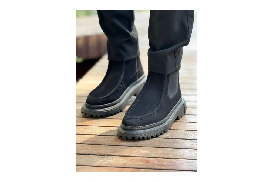 Shoecide Sho2433 - Sst Erkek Bot Sıyah