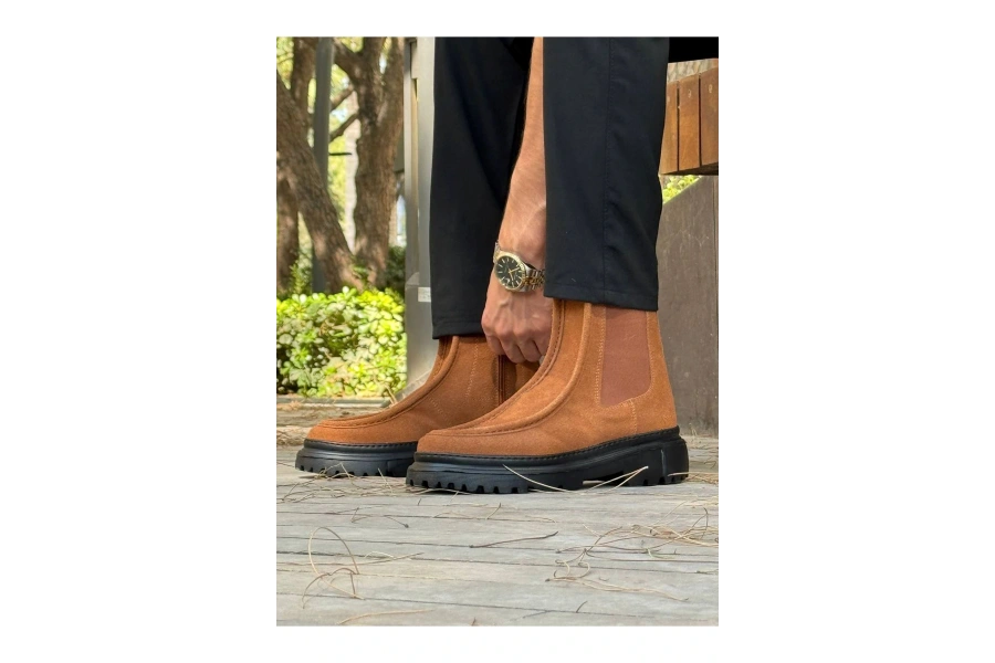Shoecide Sho2433 - Sst Erkek Bot Taba
